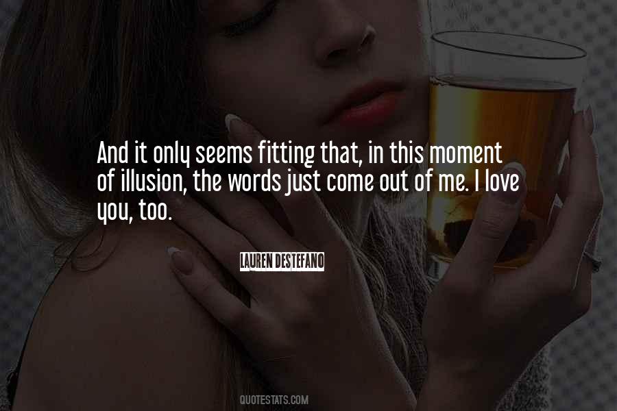 Words I Love You Quotes #185060