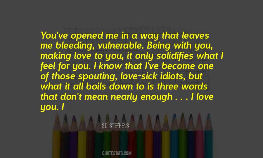 Words I Love You Quotes #93061
