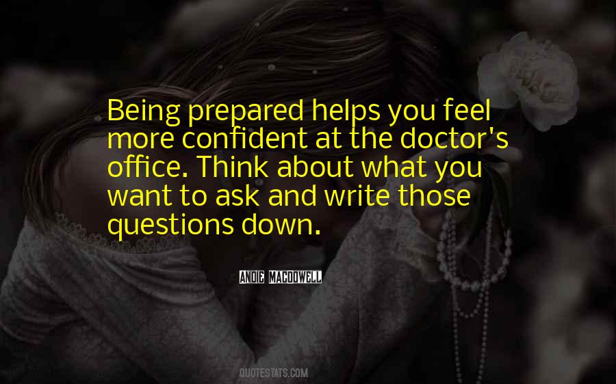 Quotes About Being Prepared #1665919