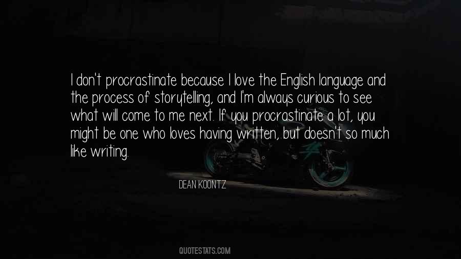 Quotes About Love English #324667