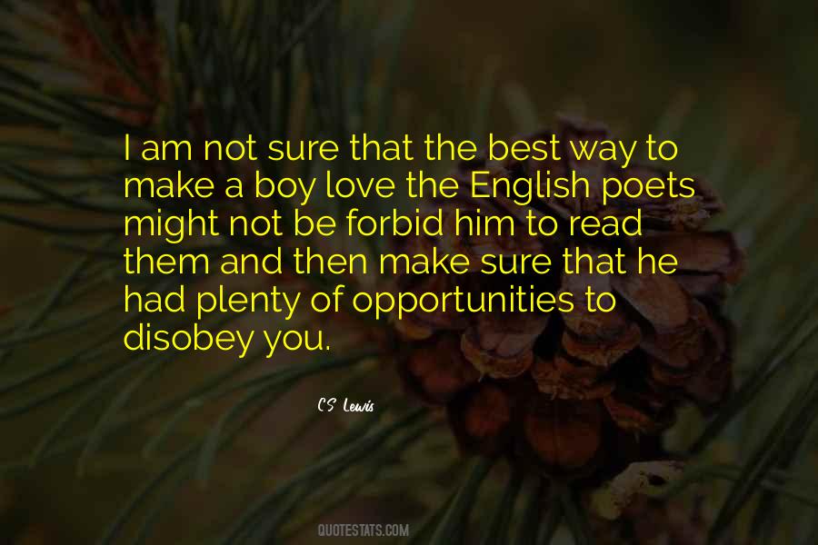 Quotes About Love English #447098