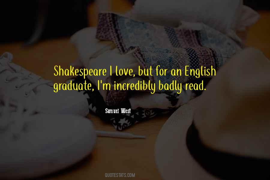Quotes About Love English #484752