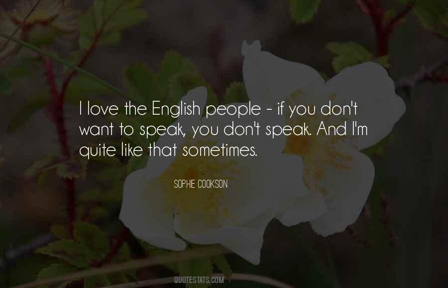 Quotes About Love English #625591