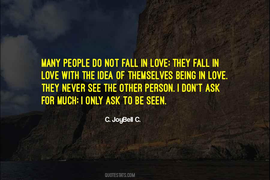 Quotes About Don't Fall In Love #138431