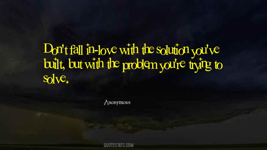 Quotes About Don't Fall In Love #444107