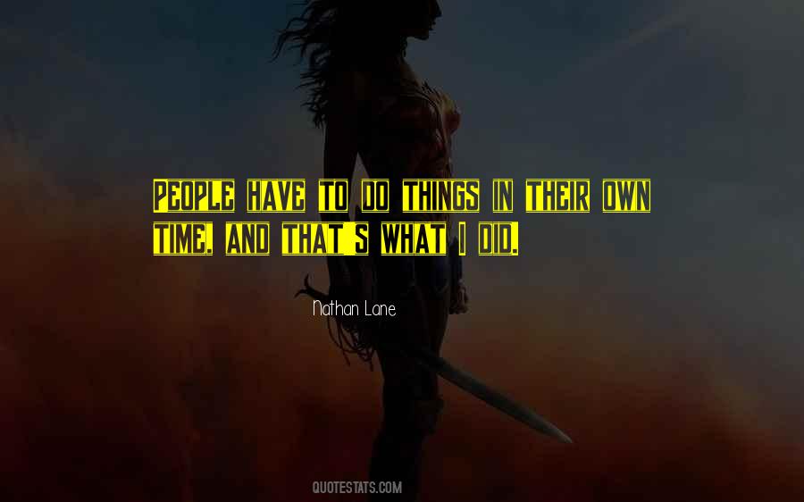 Own Lane Quotes #809408