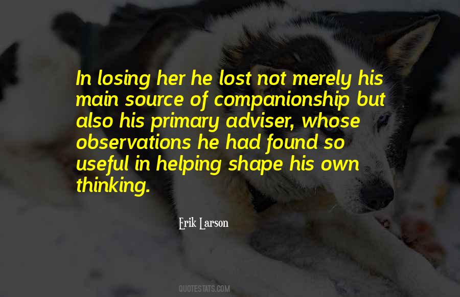 Quotes About Losing Her #878631