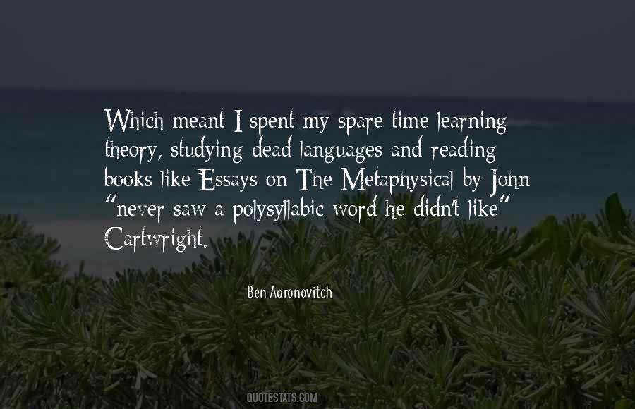 Quotes About Reading And Learning #64805