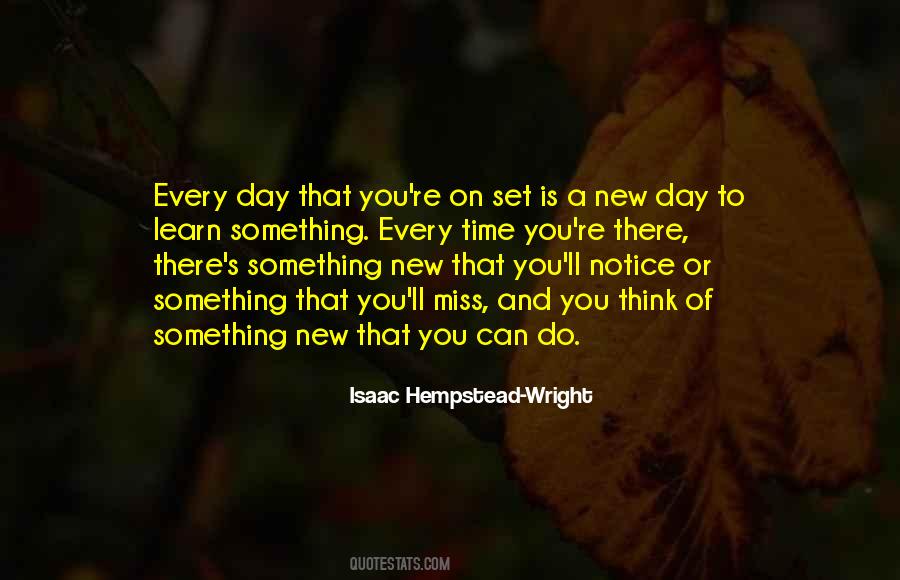 Quotes About New Day #1064815