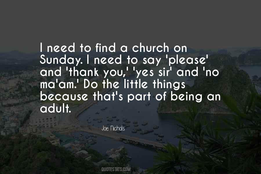 Quotes About Church On Sunday #1113407