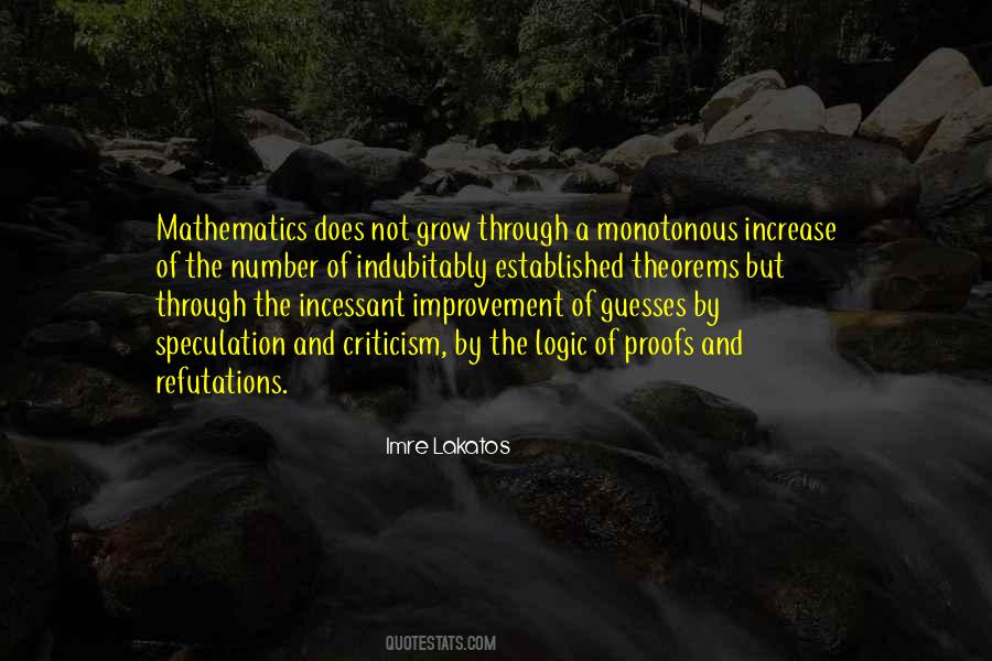 Quotes About Mathematics And Logic #1057696