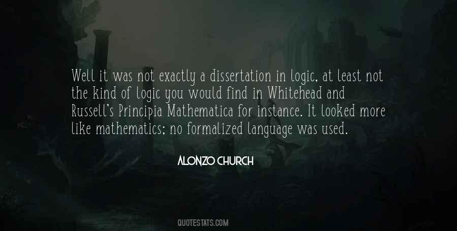 Quotes About Mathematics And Logic #1105559