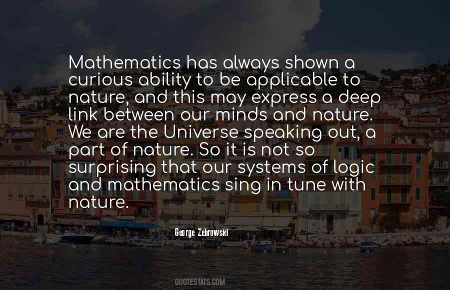 Quotes About Mathematics And Logic #79375