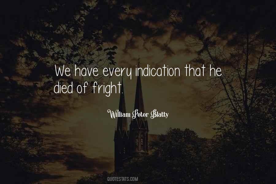 Quotes About Fright #1135504