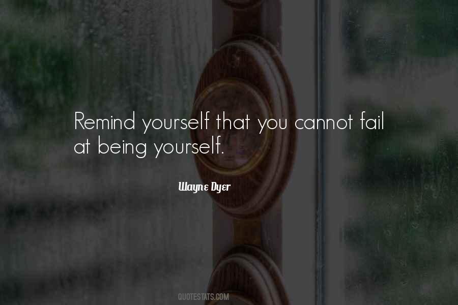 Remind Yourself Quotes #31417