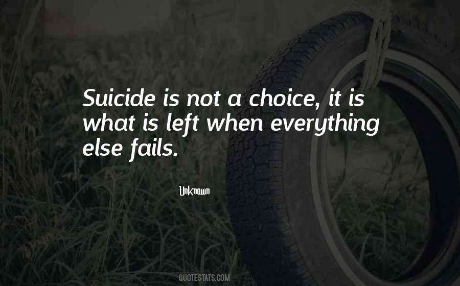 Quotes About Suicidal Thoughts #274276