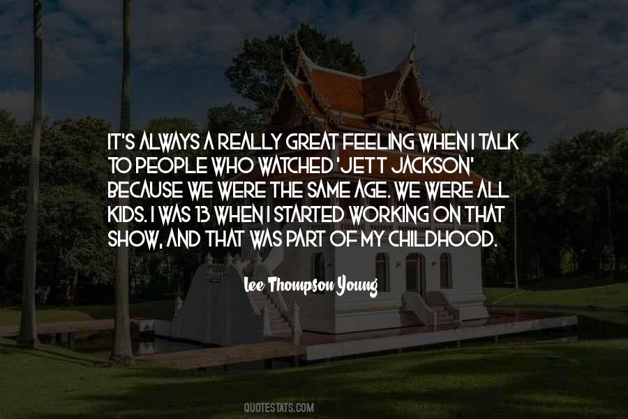 Quotes About When We Were Young #224218