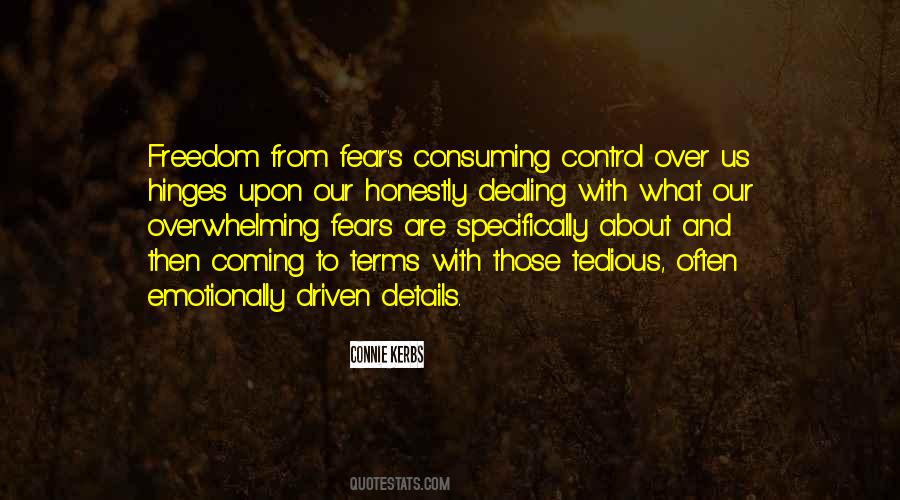 Quotes About Control And Fear #1295907