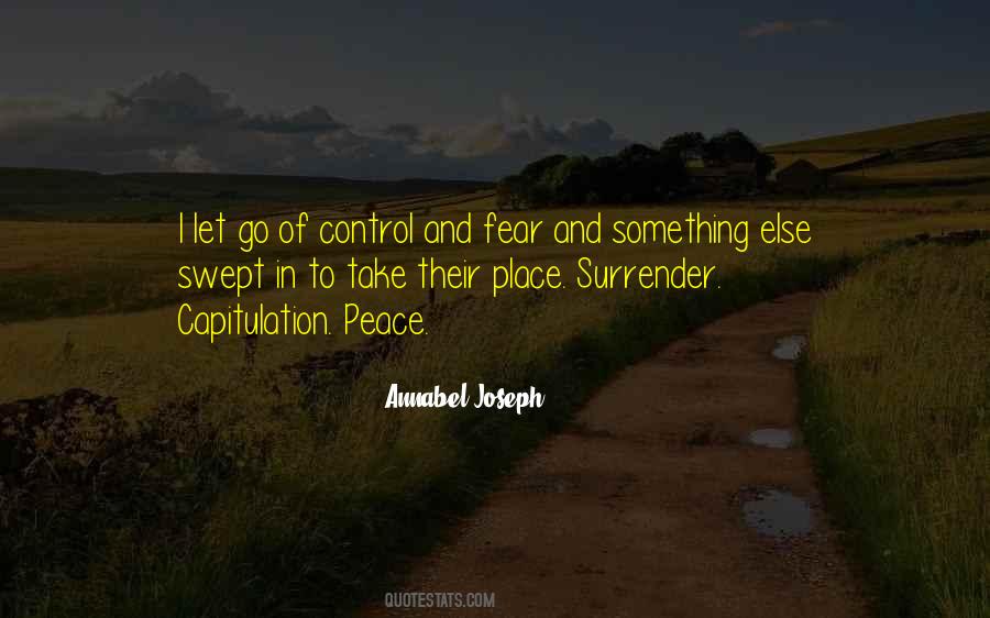 Quotes About Control And Fear #201473