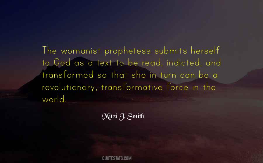 Quotes About Prophetess #287779