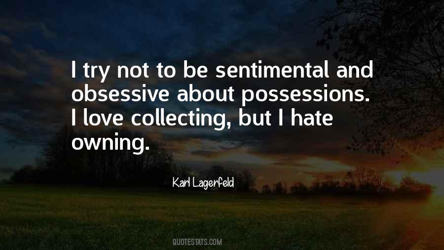 Quotes About Sentimental Love #756816