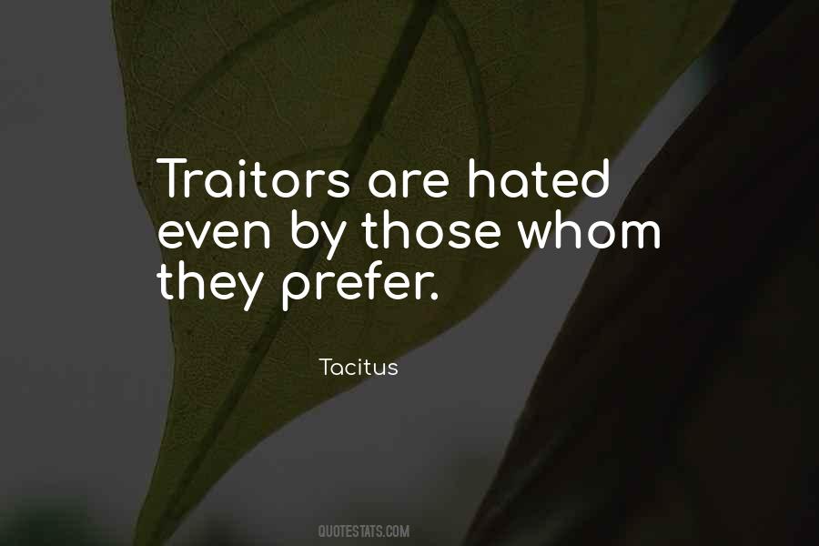 Quotes About Traitors #1150579