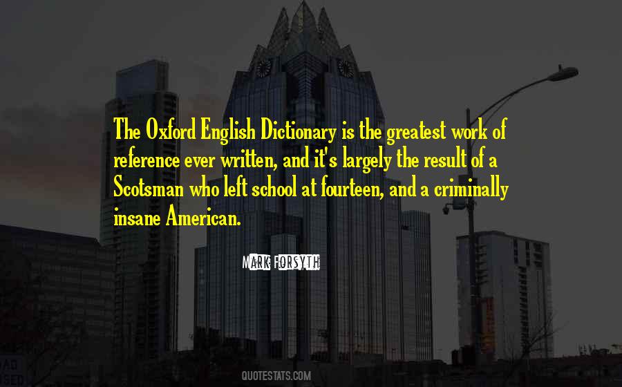 Quotes About English Dictionary #1056440