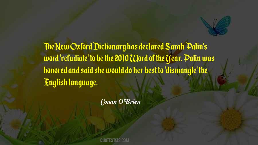 Quotes About English Dictionary #240188