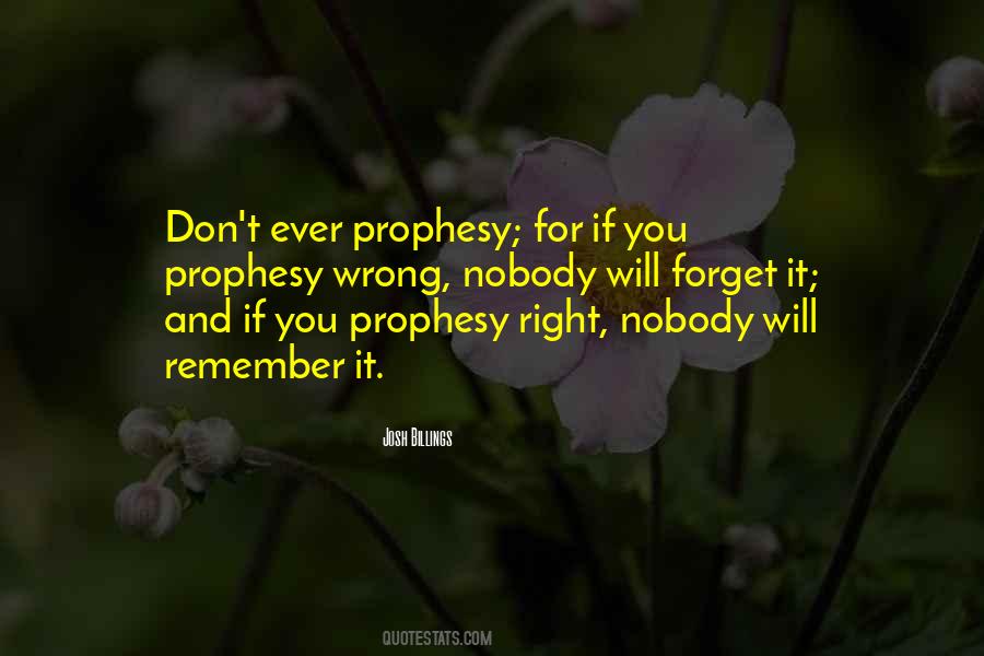 Quotes About Prophesy #833646