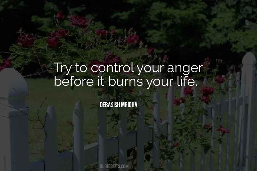 Quotes About Anger Control #1036806