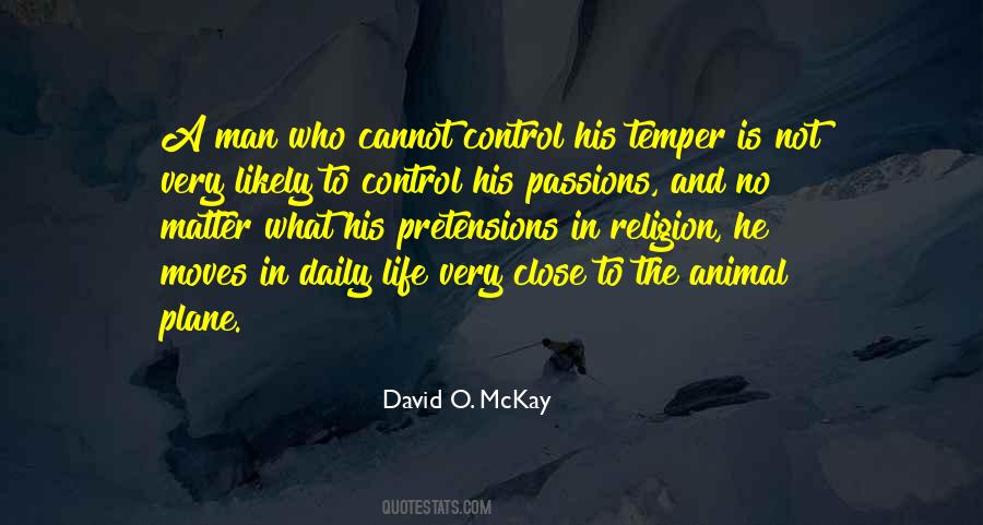 Quotes About Anger Control #13539