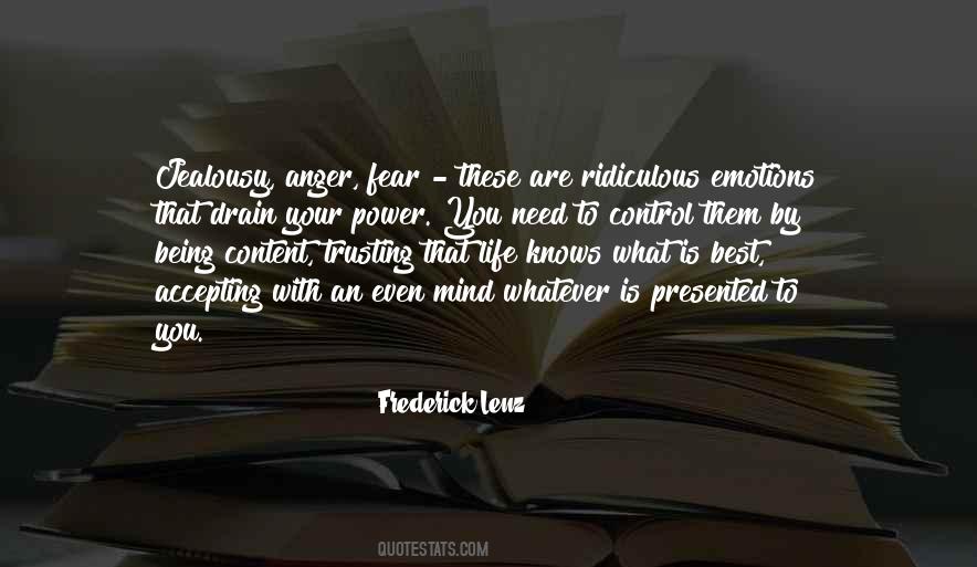 Quotes About Anger Control #1360244