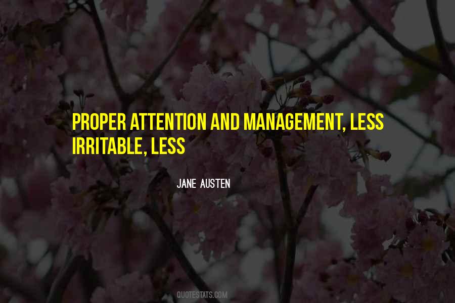 Quotes About Proper Management #1285271