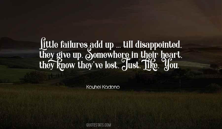 Quotes About Failures #1659686