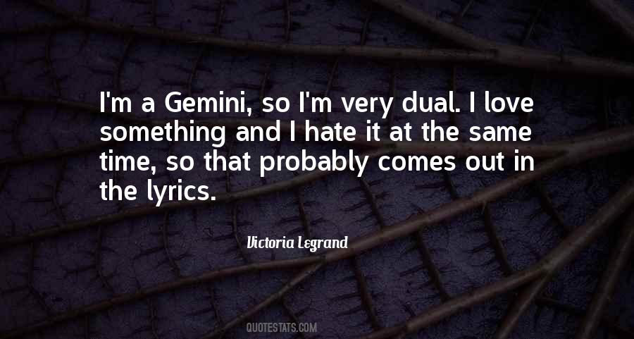 Quotes About The Gemini #1524545