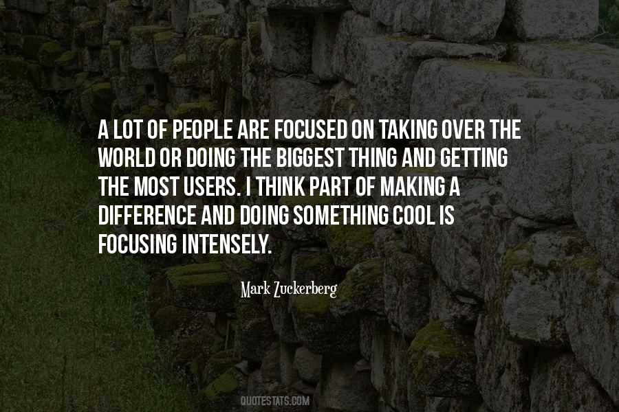 Focused People Quotes #503155