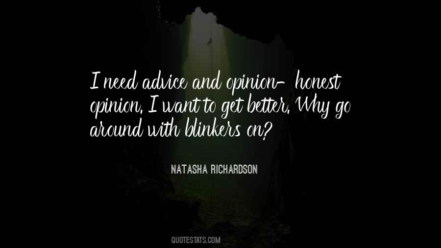 Quotes About Blinkers #1409559