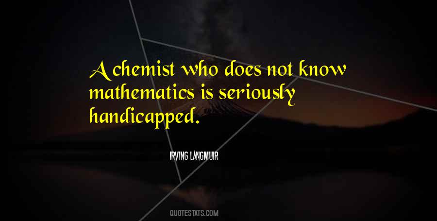 Quotes About Chemist #782178