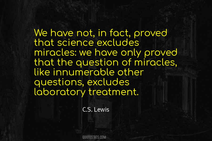 Science Miracles Quotes #1050303