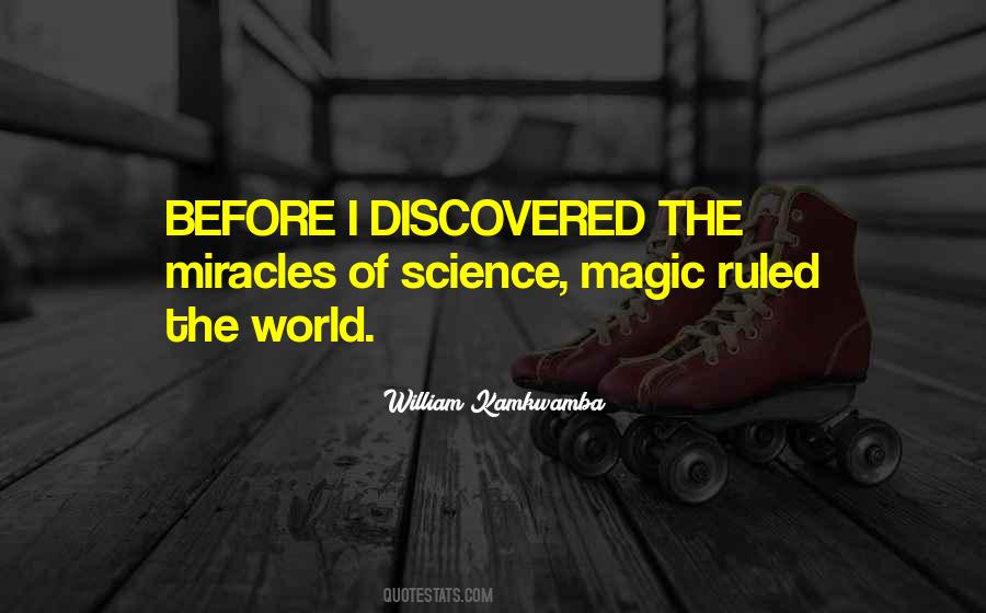 Science Miracles Quotes #117569