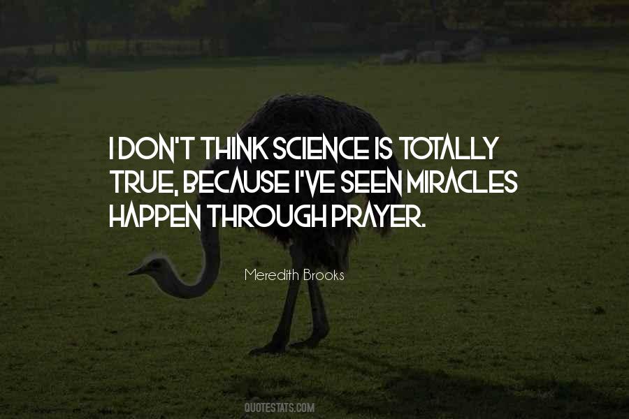 Science Miracles Quotes #160388