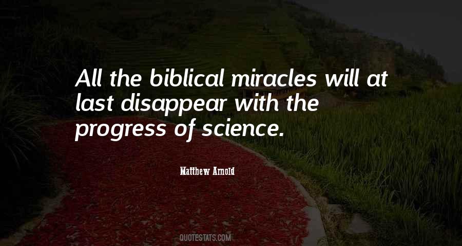 Science Miracles Quotes #1740316