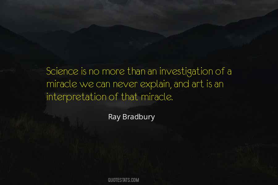 Science Miracles Quotes #356383