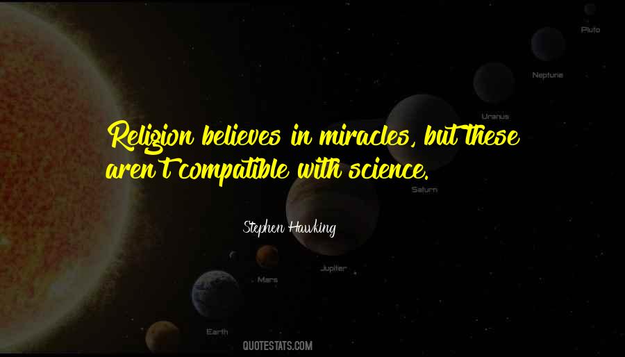 Science Miracles Quotes #759083