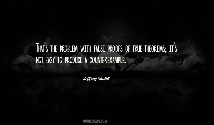 Quotes About Proofs #943820