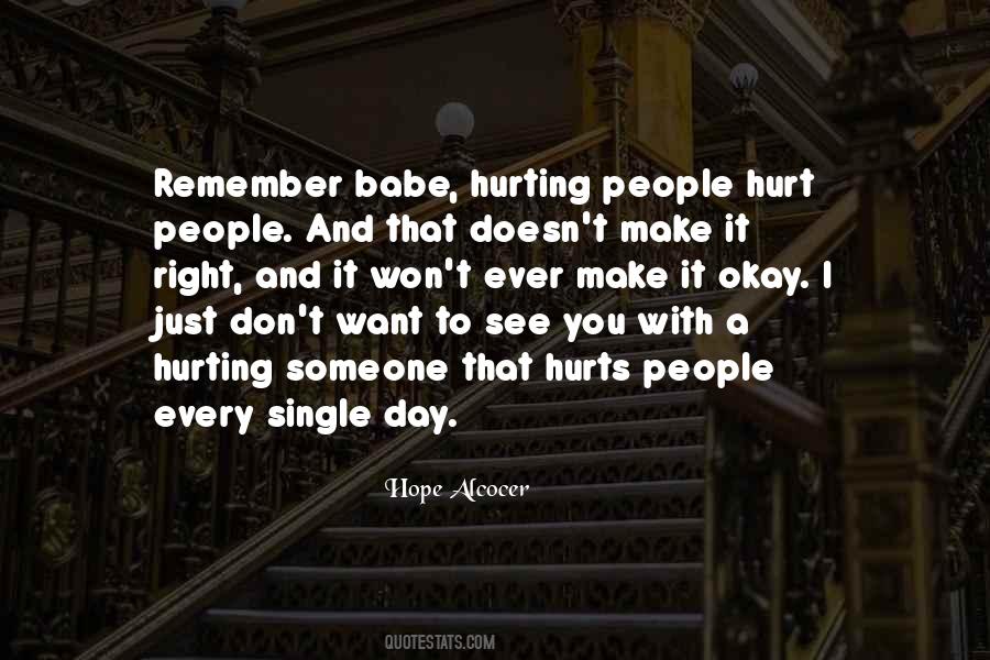 Quotes About Hurt By Someone You Love #44094