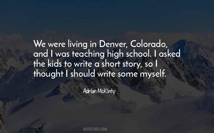 Quotes About Denver #351119