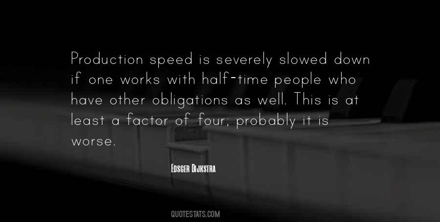 Speed Of Time Quotes #734021