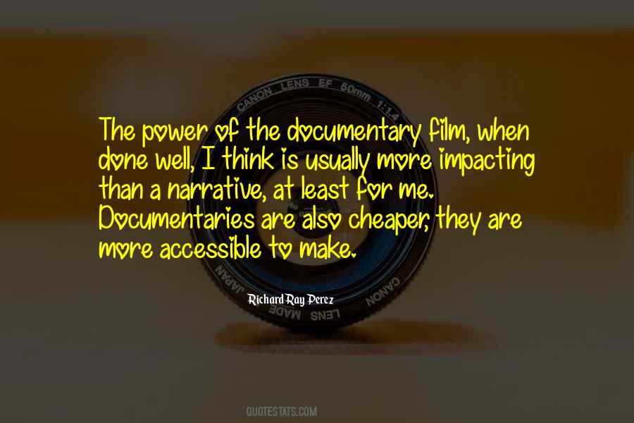 Quotes About Power Of Film #1455681