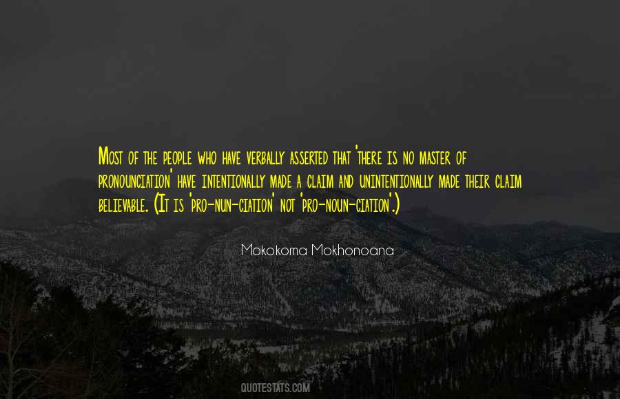 Quotes About Pronounciation #1430025